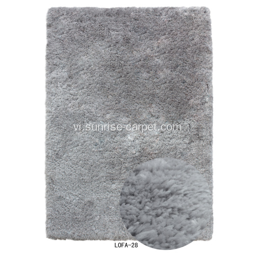 Mềm mại Polyester giả Dê Shaggy Carpet